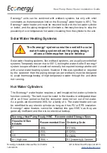 Предварительный просмотр 6 страницы HOT WATER HEAT PUMPS Econergy EC L Series Installation Manual