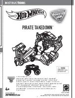 Preview for 1 page of Hot Wheels PIRATE TAKEDOWN Instructions Manual