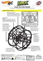 Hot Wheels RC BLADEZ DRX DRONE ROTOR CROSS CAGE FIGHTER Manual preview