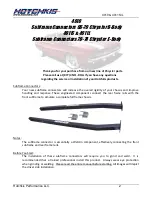 Предварительный просмотр 2 страницы Hotchkis 4010 Manual