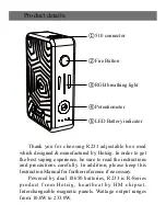 Предварительный просмотр 2 страницы Hotcig R233 User Manual