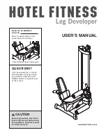 Preview for 1 page of Hotel Fitness HF-FMXMLT.0 User Manual