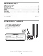 Preview for 2 page of Hotel Fitness HF-FMXMLT.0 User Manual