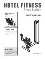 Hotel Fitness HF-FMXMTT.0 User Manual preview