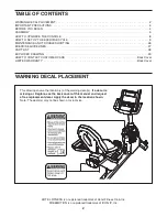 Preview for 2 page of Hotel Fitness HF-RB9800-E User Manual