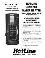 Hotline HL119SK Set-Up, Operating & Maintenance Instruction Manual preview