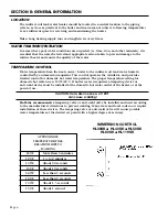 Предварительный просмотр 6 страницы Hotline HL119SK Set-Up, Operating & Maintenance Instruction Manual