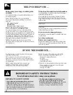 Preview for 2 page of Hotpod RB755 Use And Care Manual