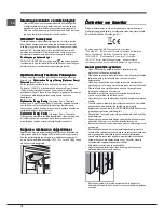 Предварительный просмотр 12 страницы Hotpoint Ariston 3Q AA W T/HA Operating Instructions Manual