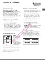 Предварительный просмотр 5 страницы Hotpoint Ariston 4D AAB/HA Operating Instructions Manual