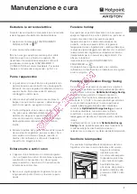 Предварительный просмотр 7 страницы Hotpoint Ariston 4D AAB/HA Operating Instructions Manual