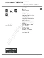 Предварительный просмотр 31 страницы Hotpoint Ariston 4D B T /HA Operating Instructions Manual