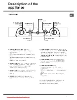 Предварительный просмотр 3 страницы Hotpoint Ariston 4D B T/HA Operating Instructions Manual