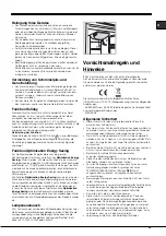 Предварительный просмотр 33 страницы Hotpoint Ariston 4D Series TVZ Operating Instructions Manual