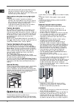 Предварительный просмотр 50 страницы Hotpoint Ariston 4D Series TVZ Operating Instructions Manual