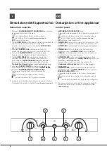 Предварительный просмотр 8 страницы Hotpoint Ariston 4D Series Operating Instructions Manual