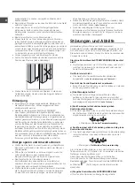 Предварительный просмотр 38 страницы Hotpoint Ariston 4D Series Operating Instructions Manual