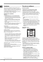 Предварительный просмотр 58 страницы Hotpoint Ariston 4D Series Operating Instructions Manual