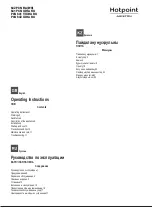 Hotpoint Ariston 641 PCN IX/HA RU Operating Instructions Manual предпросмотр