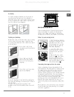 Предварительный просмотр 3 страницы Hotpoint Ariston 70FH G HA Operating Instructions Manual