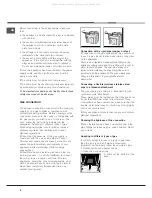 Предварительный просмотр 4 страницы Hotpoint Ariston 70FH G HA Operating Instructions Manual