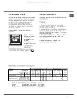 Предварительный просмотр 19 страницы Hotpoint Ariston 70FH G HA Operating Instructions Manual