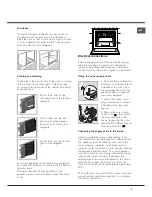 Предварительный просмотр 3 страницы Hotpoint Ariston 70FH G IX RU/HA Operating Instructions Manual