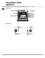 Предварительный просмотр 6 страницы Hotpoint Ariston 70FH G IX RU/HA Operating Instructions Manual