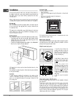 Preview for 6 page of Hotpoint Ariston 70FK 837J X RU/HA Operating Instructions Manual