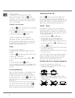 Preview for 8 page of Hotpoint Ariston 7HKRO 642 D X RU Operating Instructions Manual