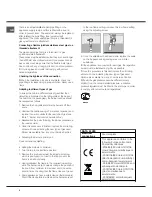 Preview for 4 page of Hotpoint Ariston 7HPF 640 S RU/HA Operating Instructions Manual