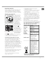 Preview for 3 page of Hotpoint Ariston 7OF 1039 C.1 IX HA Operating Instructions Manual