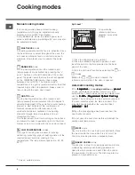 Preview for 6 page of Hotpoint Ariston 7OF 1039 C.1 IX HA Operating Instructions Manual