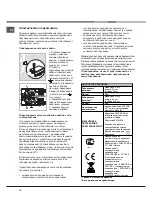 Preview for 16 page of Hotpoint Ariston 7OF 1039 C.1 IX HA Operating Instructions Manual