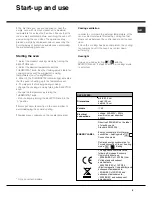 Предварительный просмотр 5 страницы Hotpoint Ariston 7OF 937 C.1 RU/HA Operating Instructions Manual