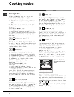 Предварительный просмотр 8 страницы Hotpoint Ariston 7OF 937 C.1 RU/HA Operating Instructions Manual