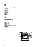 Предварительный просмотр 4 страницы Hotpoint Ariston 7OFH 51 RU/HA Operating Instructions Manual