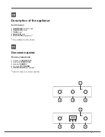 Предварительный просмотр 5 страницы Hotpoint Ariston 7OFH 51 RU/HA Operating Instructions Manual