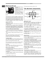 Предварительный просмотр 8 страницы Hotpoint Ariston 7OFH 51 RU/HA Operating Instructions Manual