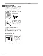 Предварительный просмотр 12 страницы Hotpoint Ariston 7OFH 51 RU/HA Operating Instructions Manual