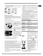 Предварительный просмотр 7 страницы Hotpoint Ariston 7OFH 83 J IX RU/HA Operating Instructions Manual