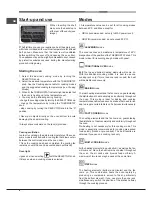 Предварительный просмотр 8 страницы Hotpoint Ariston 7OFH 83 J IX RU/HA Operating Instructions Manual