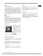 Предварительный просмотр 9 страницы Hotpoint Ariston 7OFH 83 J IX RU/HA Operating Instructions Manual