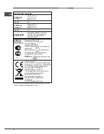 Предварительный просмотр 16 страницы Hotpoint Ariston 7OFH 83 J IX RU/HA Operating Instructions Manual