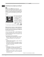 Предварительный просмотр 18 страницы Hotpoint Ariston 7OFH 83 J IX RU/HA Operating Instructions Manual