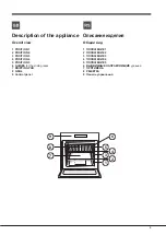 Предварительный просмотр 5 страницы Hotpoint Ariston 7OFK 1039EL PX RU/HA Operating Instructions Manual