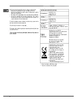 Предварительный просмотр 8 страницы Hotpoint Ariston 7OFK 1049LS X RU/HA Operating Instructions Manual