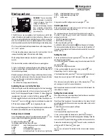 Предварительный просмотр 9 страницы Hotpoint Ariston 7OFK 1049LS X RU/HA Operating Instructions Manual