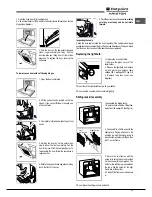 Предварительный просмотр 17 страницы Hotpoint Ariston 7OFK 1049LS X RU/HA Operating Instructions Manual