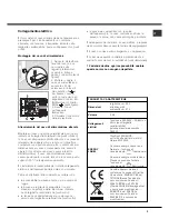 Preview for 3 page of Hotpoint Ariston 7OFK 637J RU/HA Operating Instructions Manual